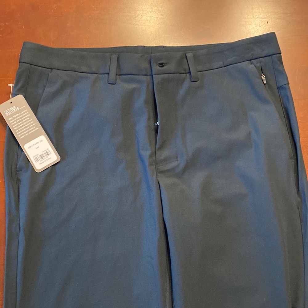 Navy CRZ Yoga brand golf pants